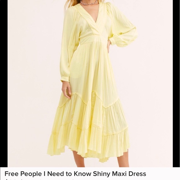 Free people I need to know shiny maxi - Picture 1 of 4